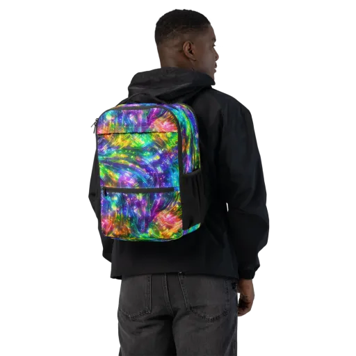 Jewelstorm Ribbons on a Utility Backpack