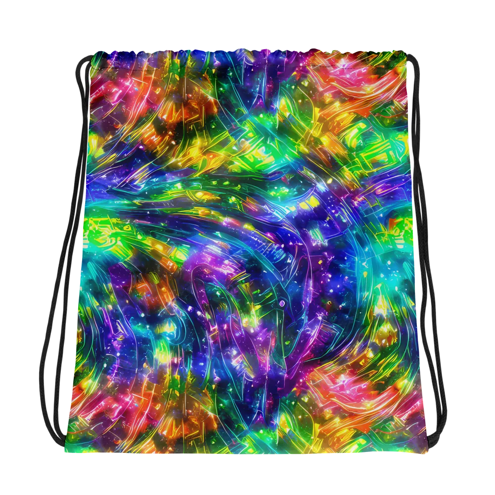 Jewelstorm Ribbons on Drawstring Bag — Photo