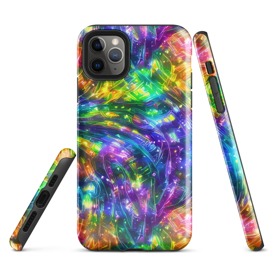 Jewelstorm Ribbons on Tough Case for iPhone® — Front