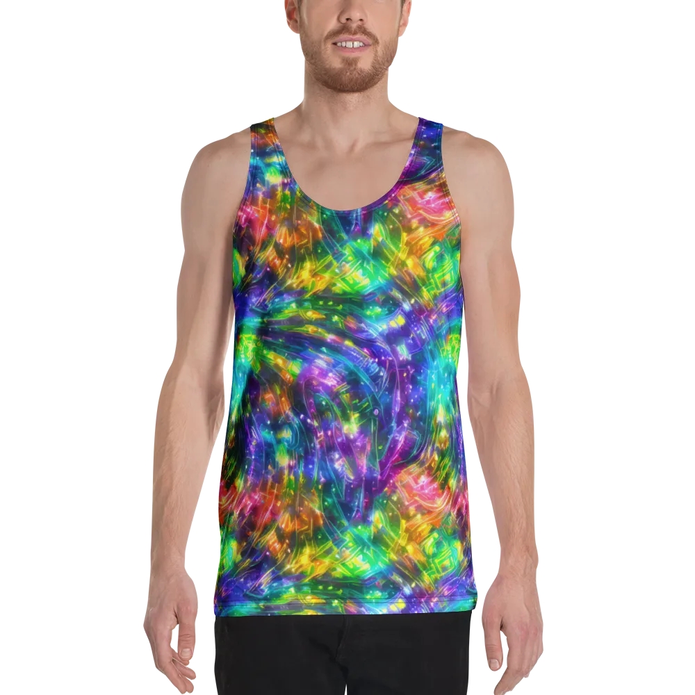 Jewelstorm Ribbons on Men's Tank Top — Front