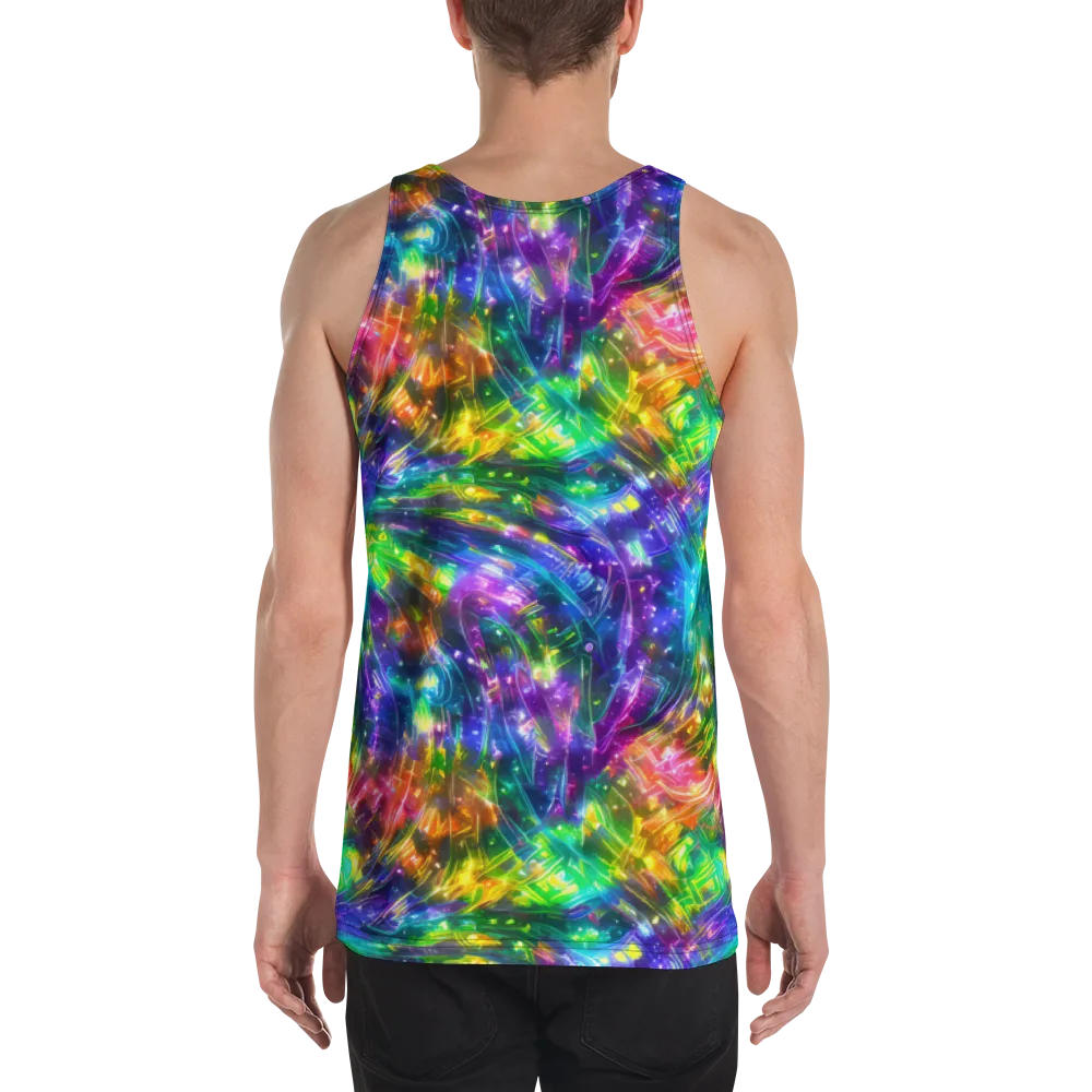 Jewelstorm Ribbons on Men's Tank Top — Back