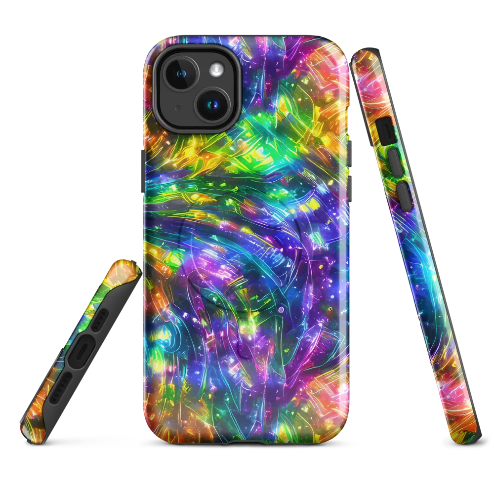 Jewelstorm Ribbons on MagSafe Tough Case for iPhone® — Front