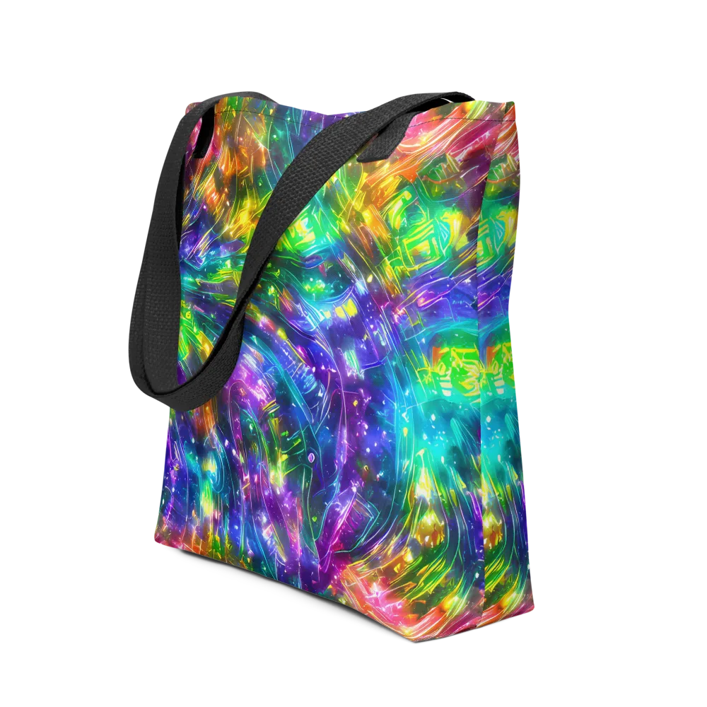 Jewelstorm Ribbons on Tote Bag — Front