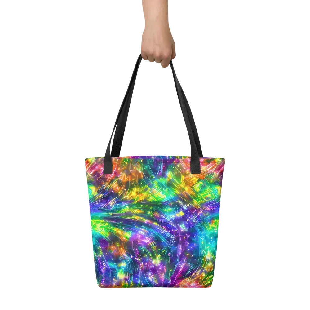 Jewelstorm Ribbons on Tote Bag — Front
