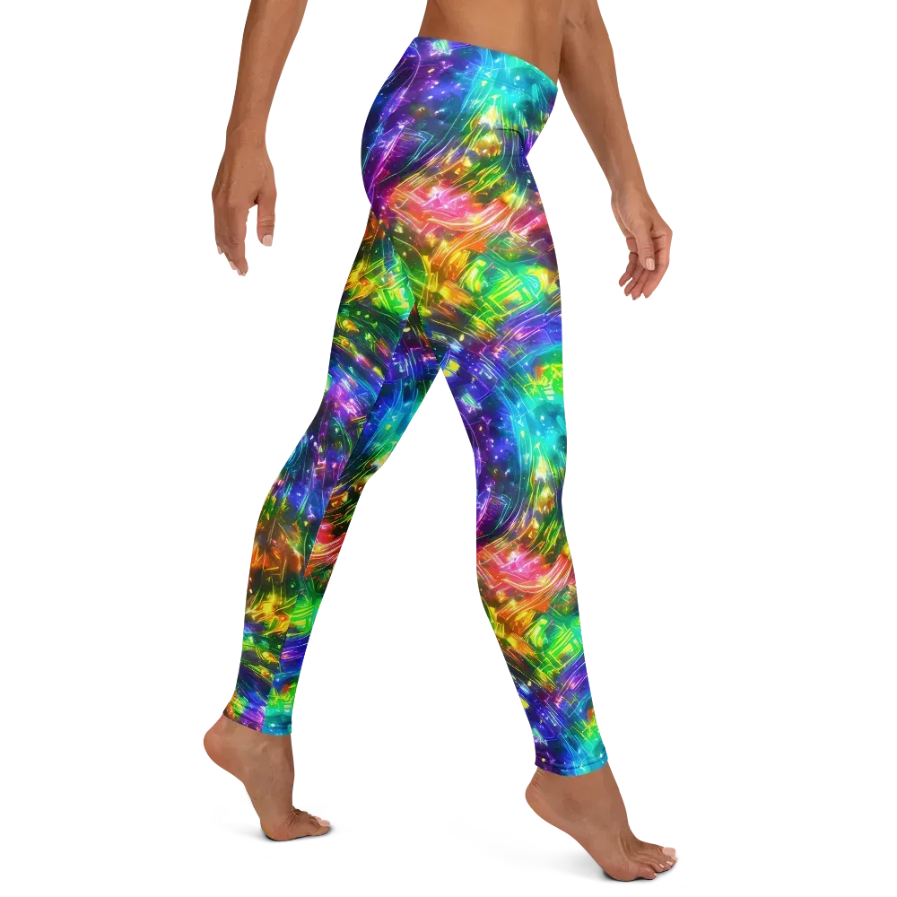 Jewelstorm Ribbons on Leggings — Right