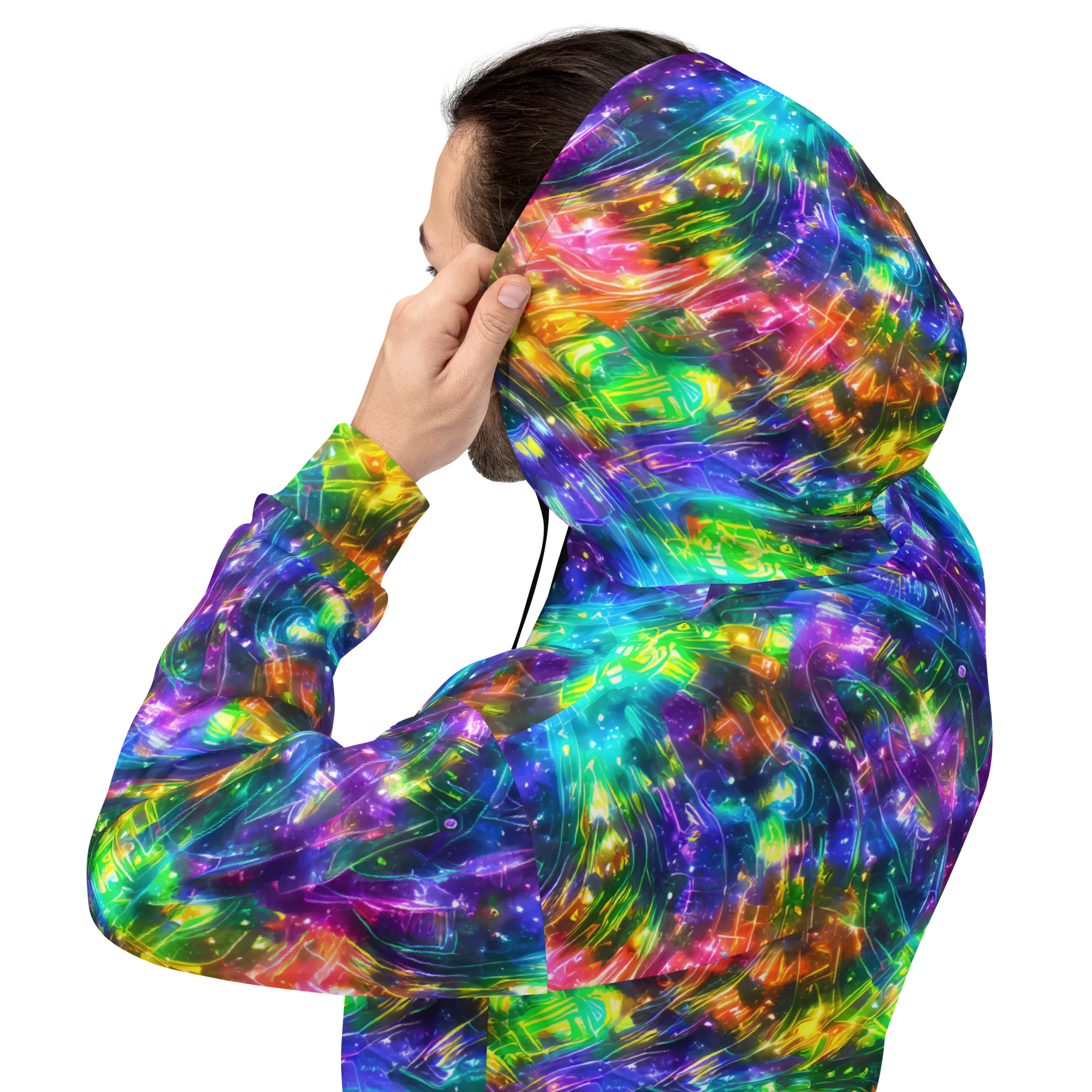 Jewelstorm Ribbons on Hoodie — Back