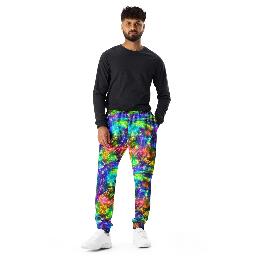 Jewelstorm Ribbons on Men's Joggers — Front