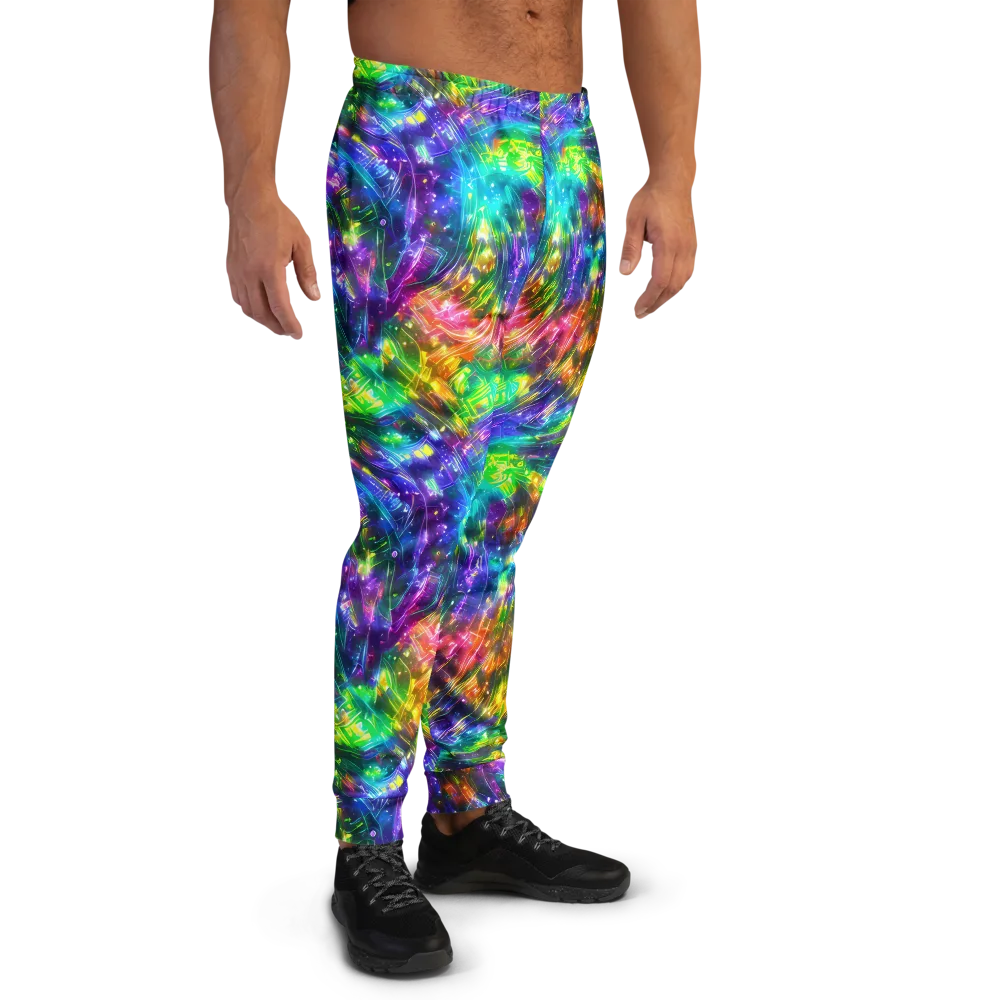 Jewelstorm Ribbons on Men's Joggers — Right