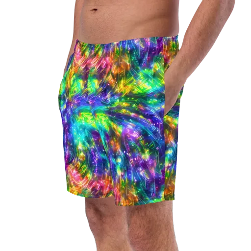 Jewelstorm Ribbons on a Swim Trunks