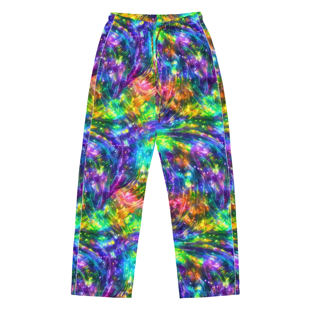 Jewelstorm Ribbons on Women's Pajama Pants — Front