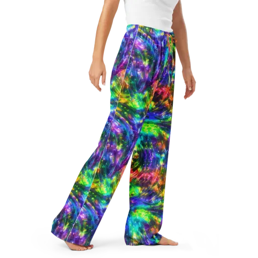 Jewelstorm Ribbons on a Women's Pajama Pants