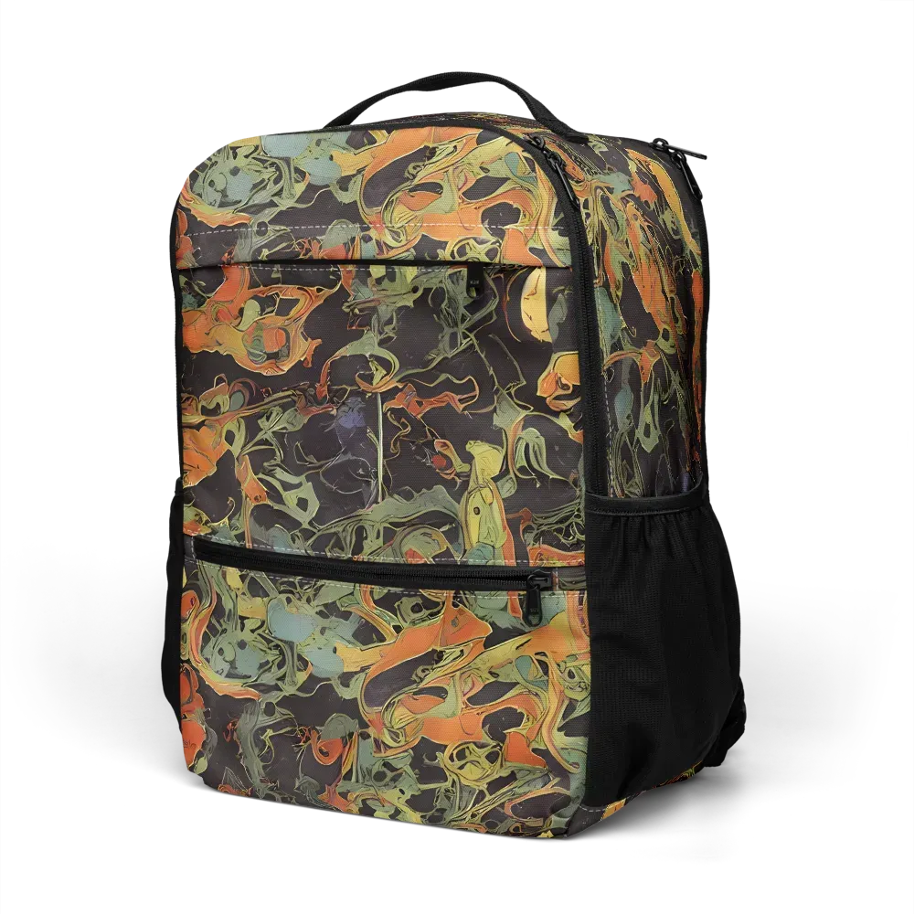 Ember Tangle on Utility Backpack — Left Front