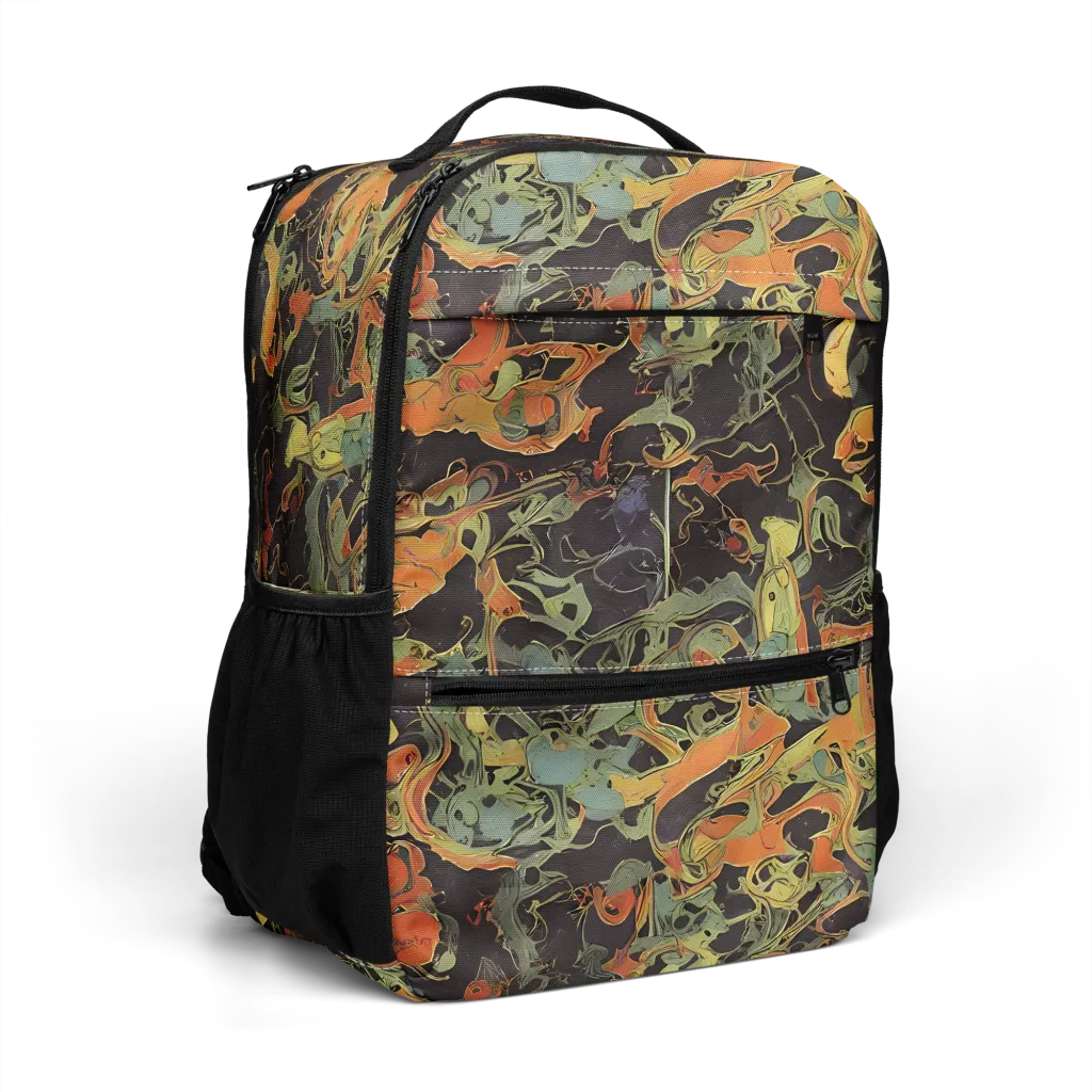 Ember Tangle on Utility Backpack — Right Front