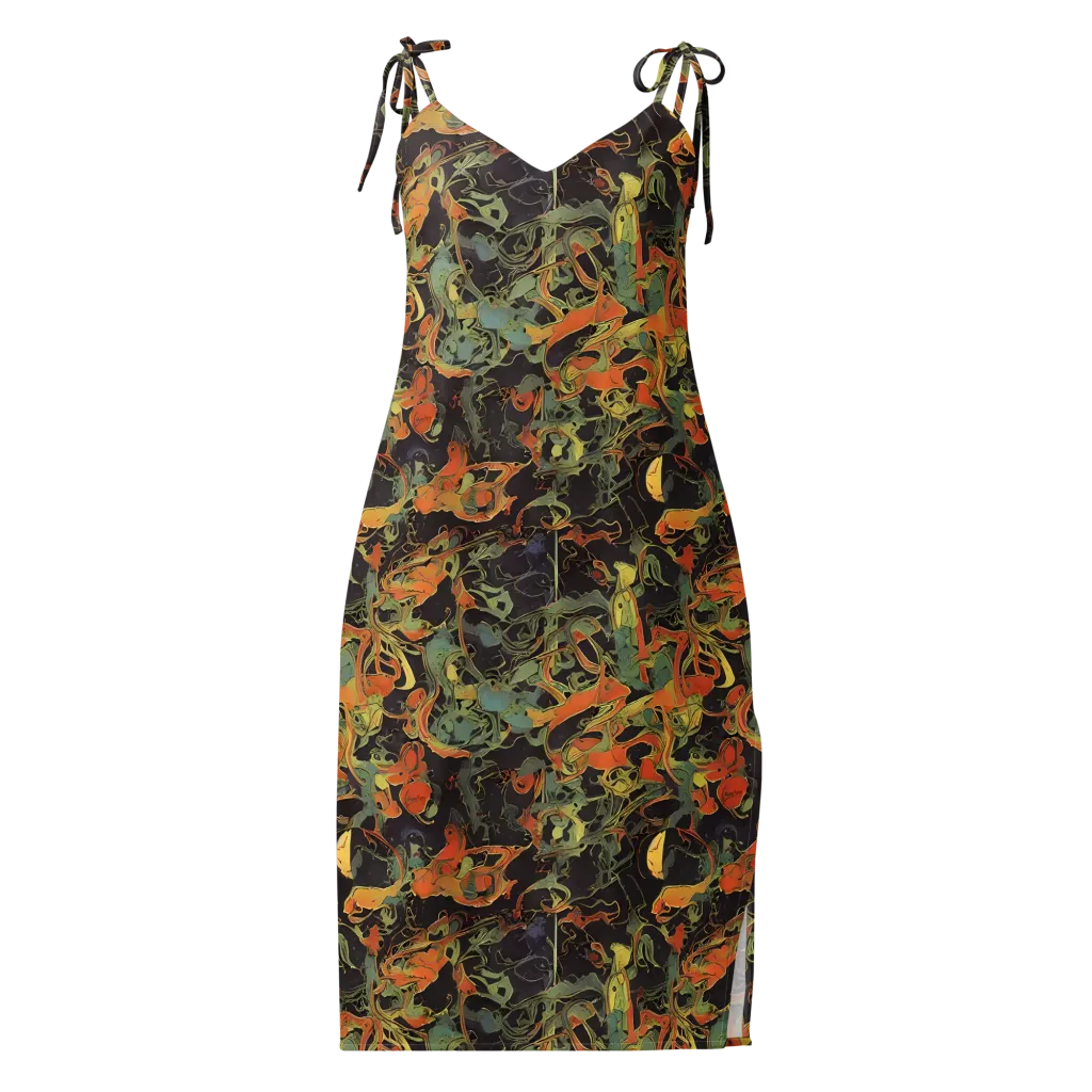 Ember Tangle on Slip Dress — Front