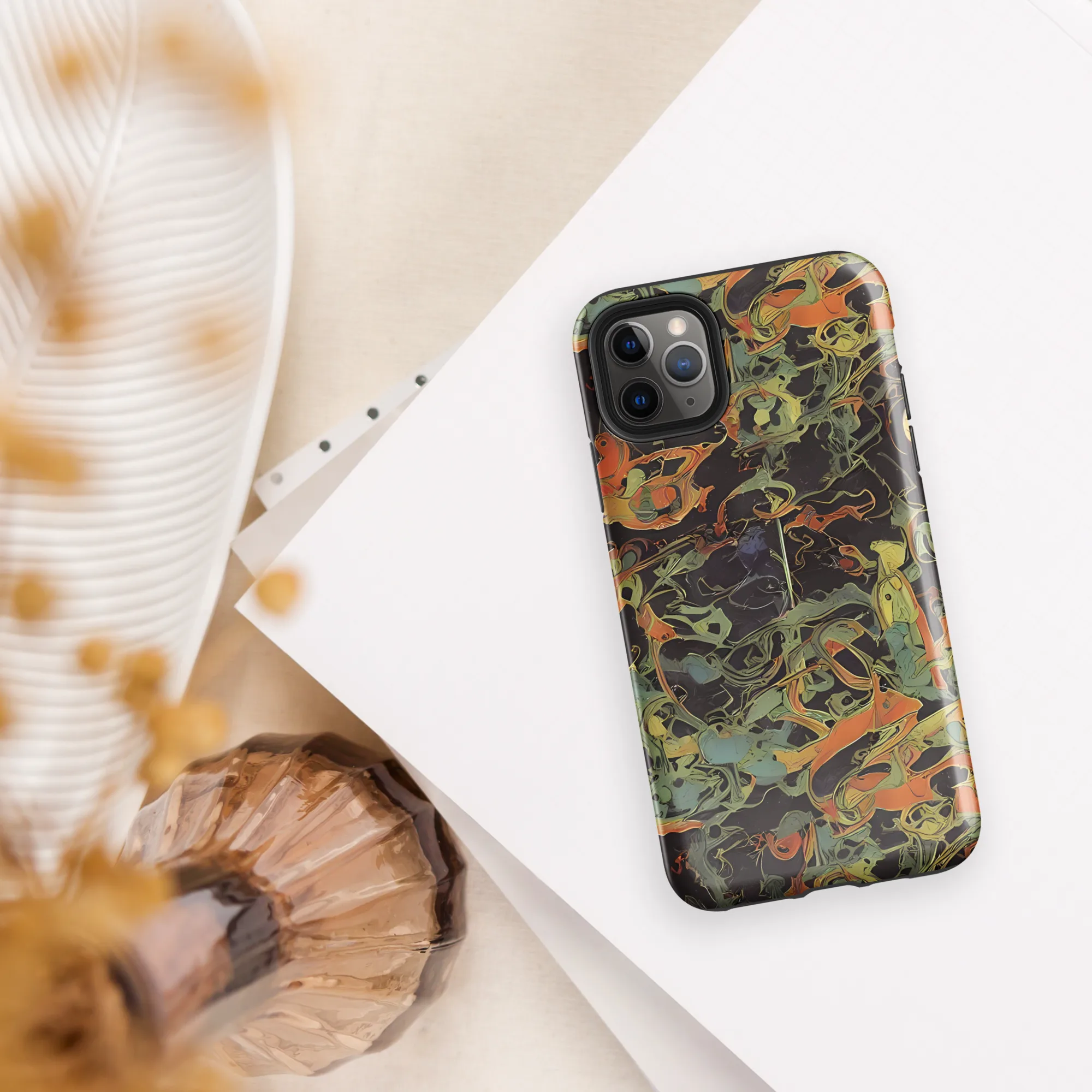 Ember Tangle on Tough Case for iPhone® — Front