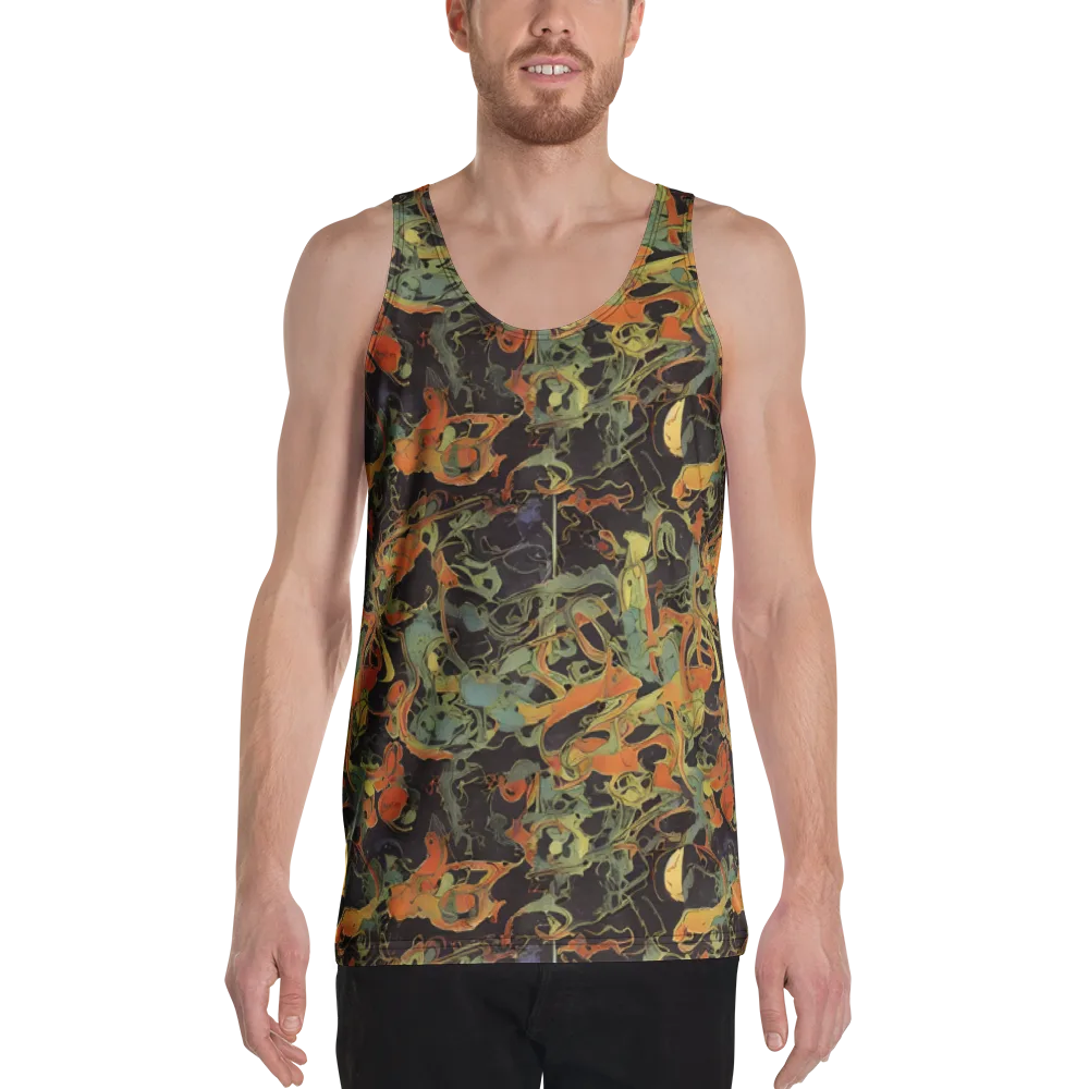 Ember Tangle on Men's Tank Top — Front