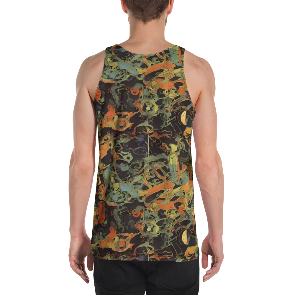 Ember Tangle on Men's Tank Top — Back