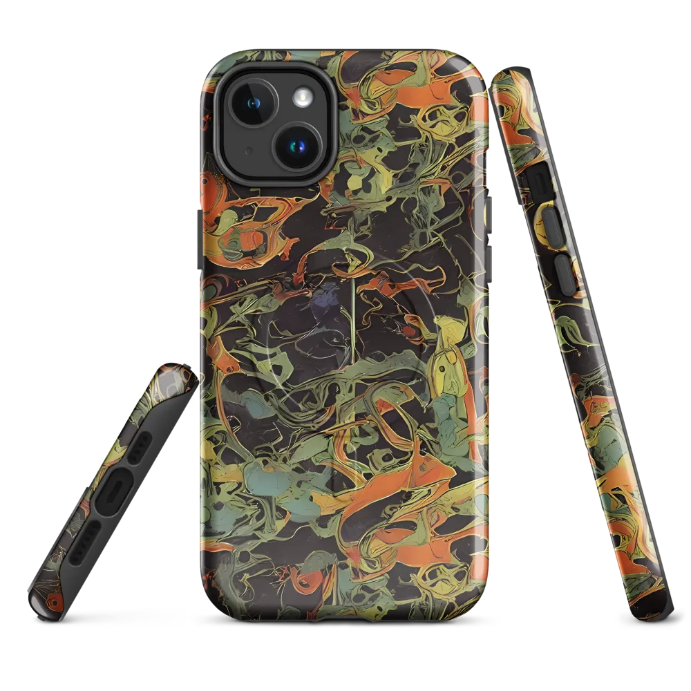 Ember Tangle on MagSafe Tough Case for iPhone® — Front