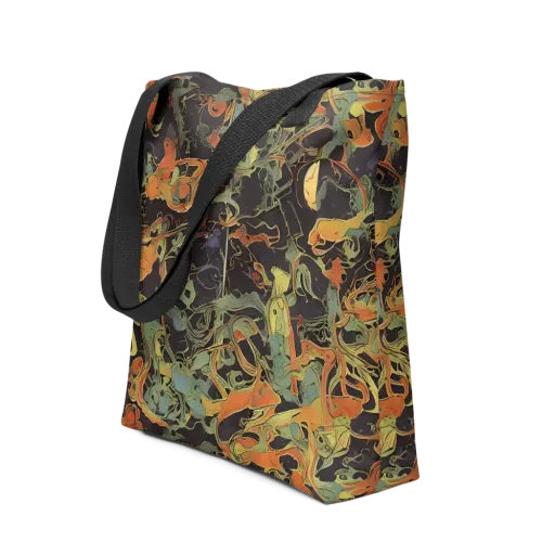 Ember Tangle on a Tote Bag