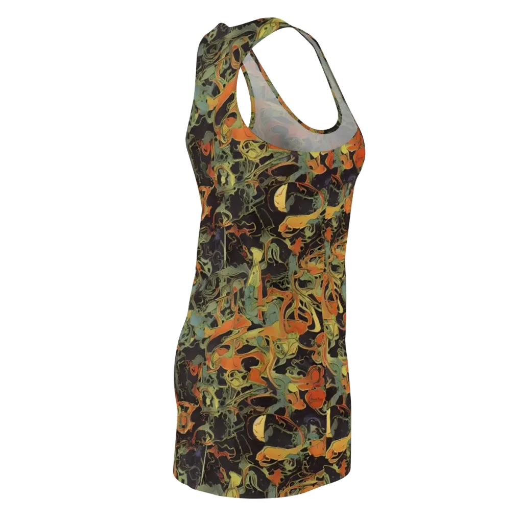 Ember Tangle on Racerback Dress — Back Side
