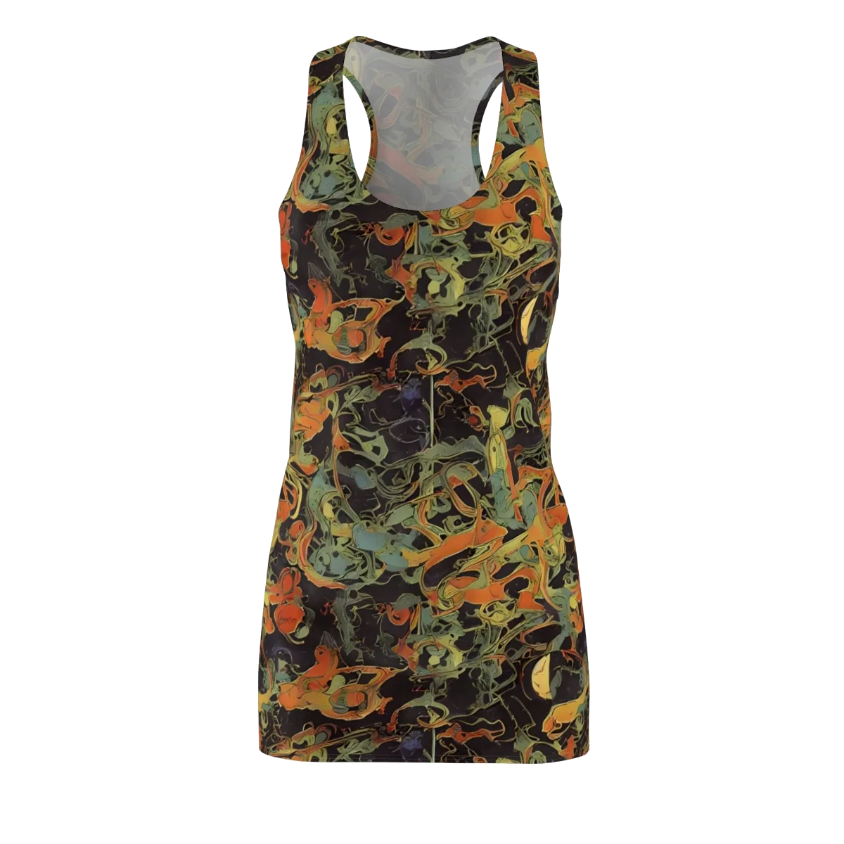 Ember Tangle on Racerback Dress — Front