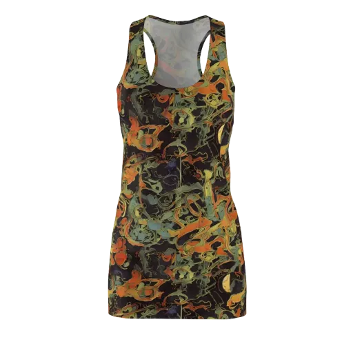 Ember Tangle on a Racerback Dress