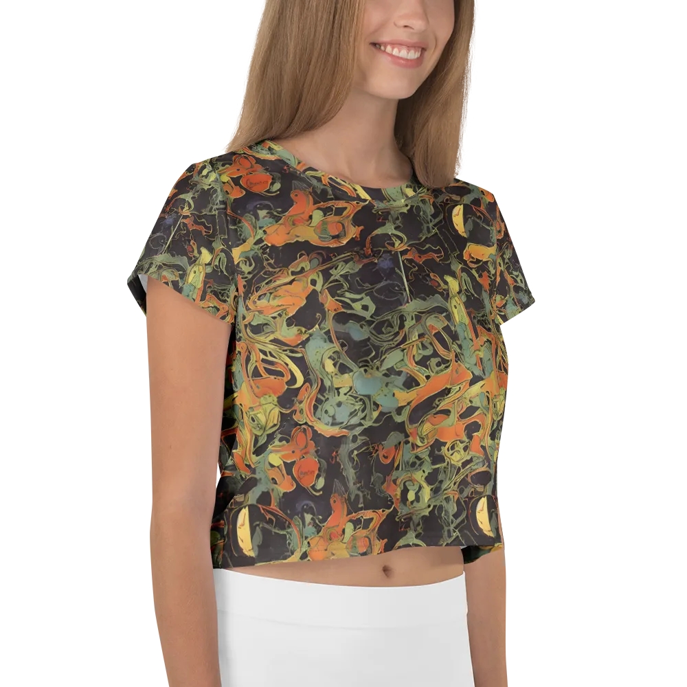 Ember Tangle on Crop Tee — Right