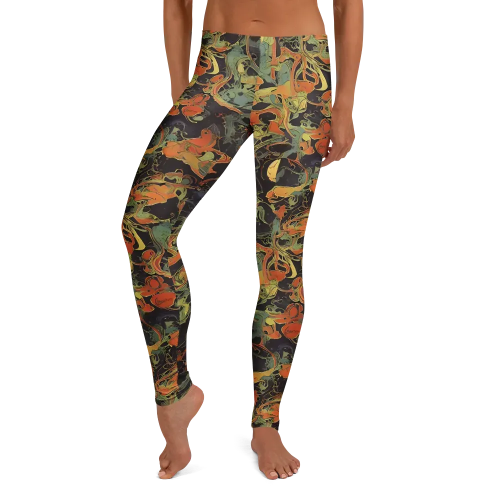 Ember Tangle on Leggings — Front