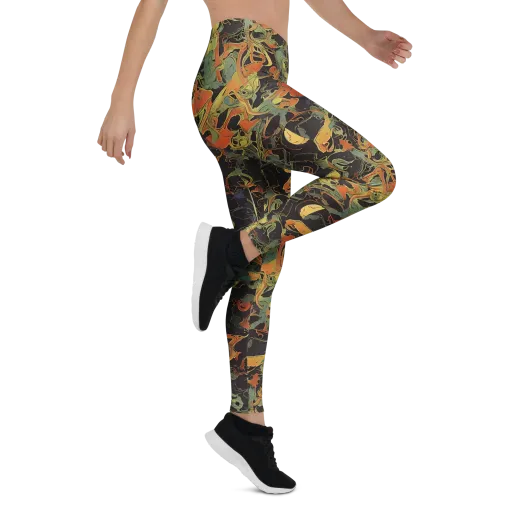 Ember Tangle on a Leggings