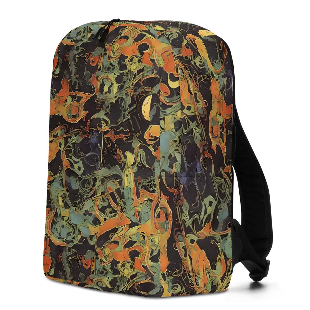 Ember Tangle on Minimalist Backpack — Left