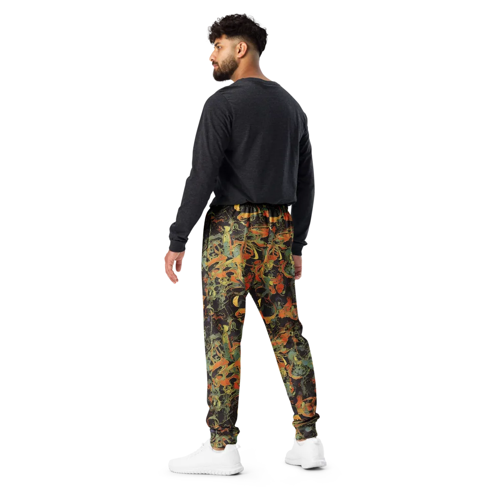Ember Tangle on Men's Joggers — Back