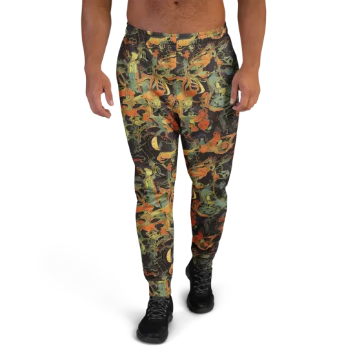 Ember Tangle on a Men's Joggers