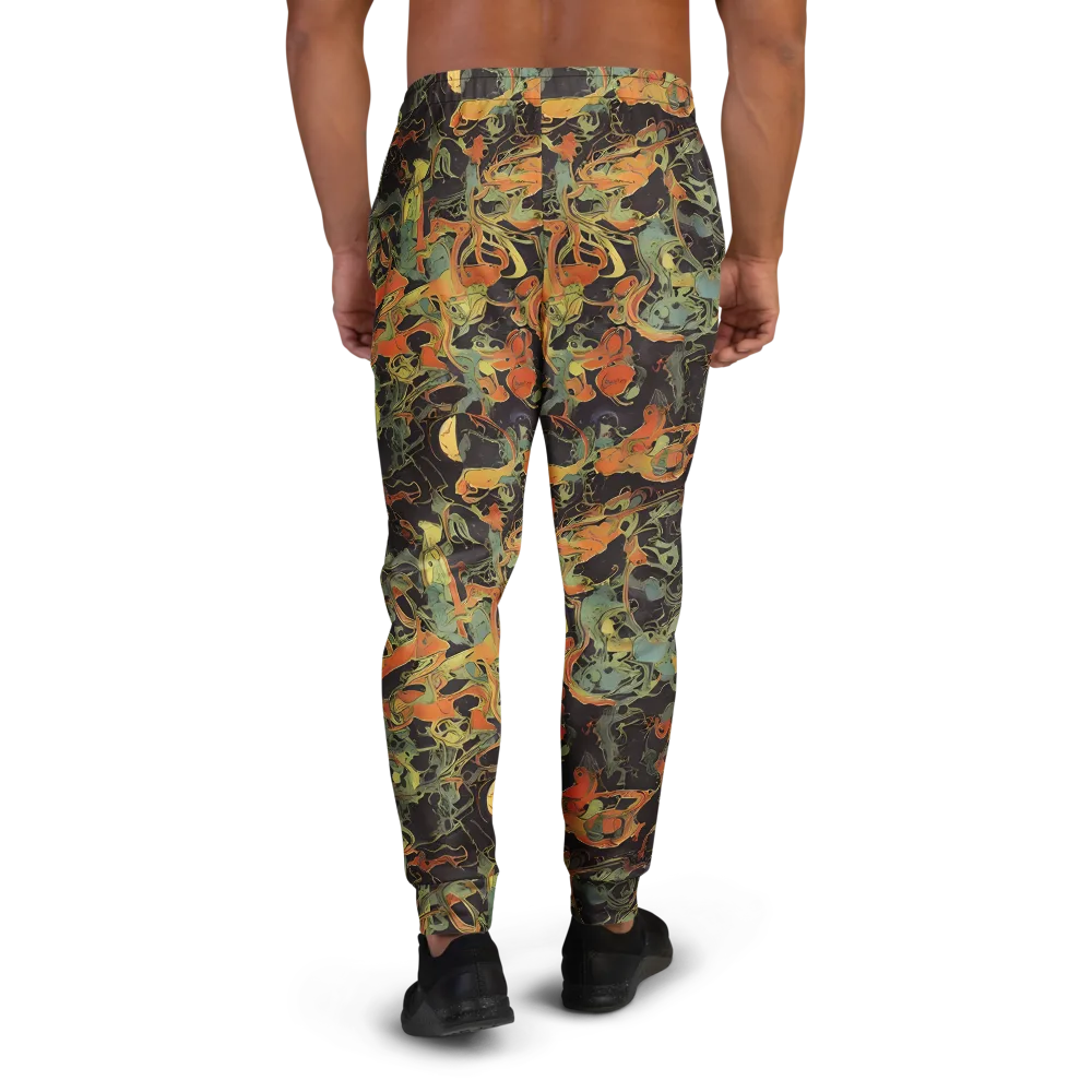 Ember Tangle on Men's Joggers — Back