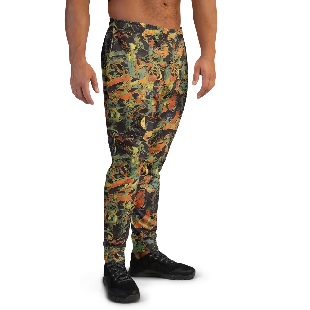 Ember Tangle on Men's Joggers — Right