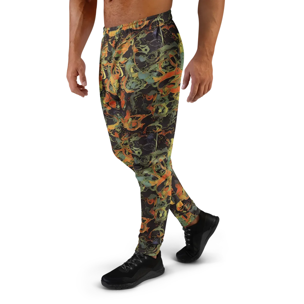 Ember Tangle on Men's Joggers — Left