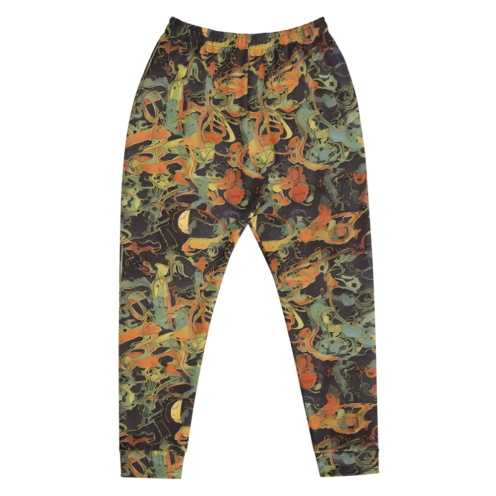 Ember Tangle on Men's Joggers — Front