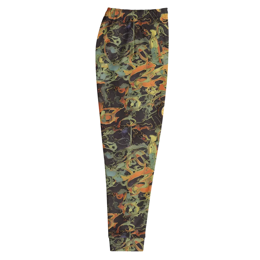 Ember Tangle on Men's Joggers — Right