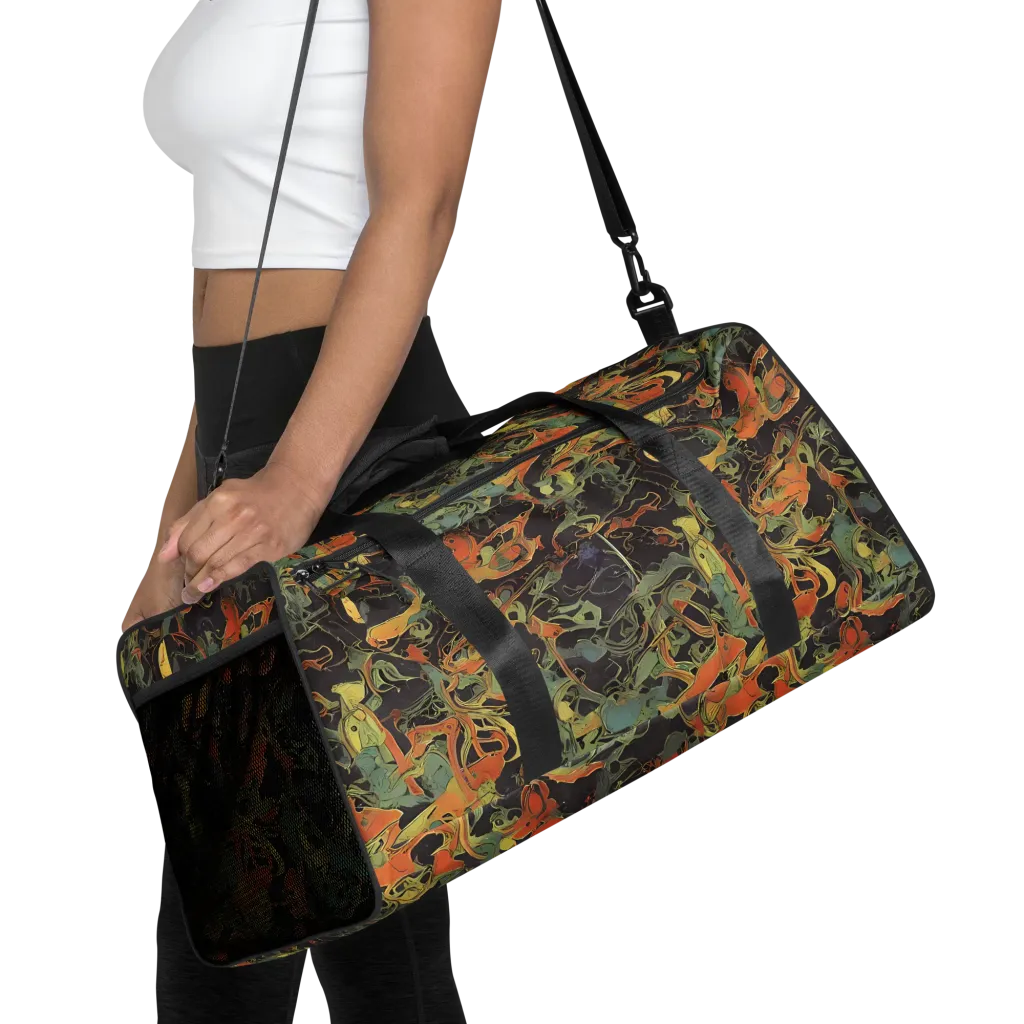 Ember Tangle on Duffle Bag — Front