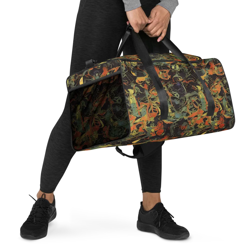 Ember Tangle on Duffle Bag — Right Front