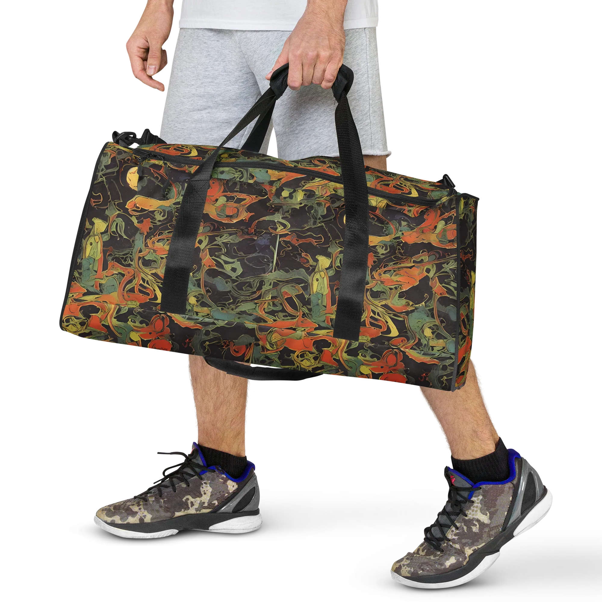 Ember Tangle on Duffle Bag — Front