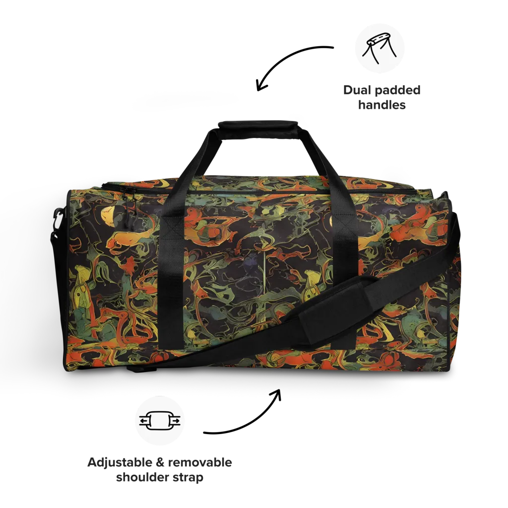 Ember Tangle on Duffle Bag — Front