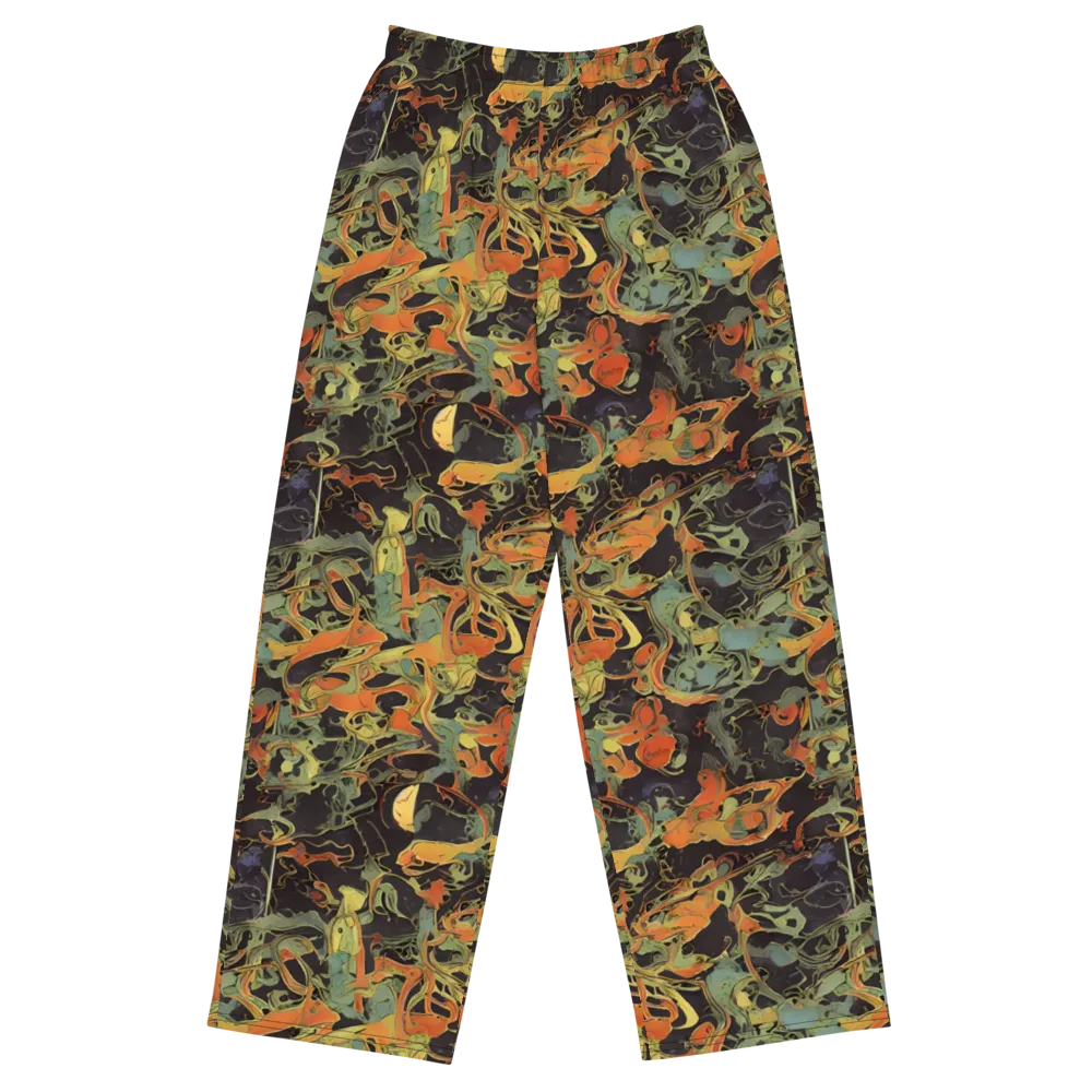 Ember Tangle on Wide-Leg Pants — Front