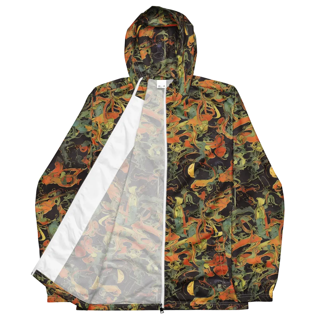 Ember Tangle on Men's Windbreaker — Front