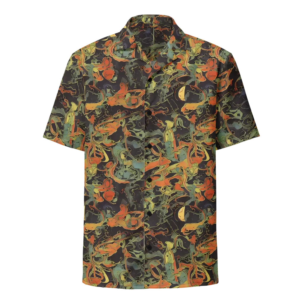Ember Tangle on Button Shirt — Front