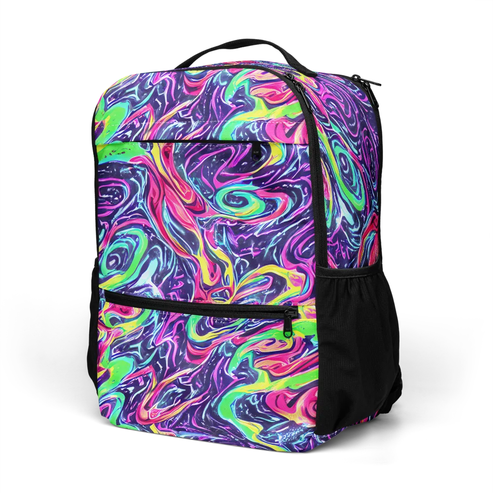 The Color Spiral on Utility Backpack — Left Front