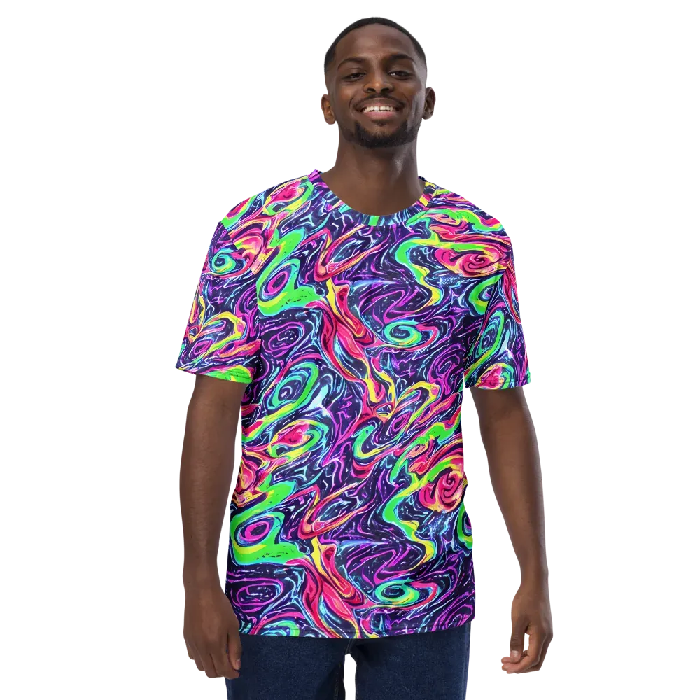 The Color Spiral on Men's Crew Neck T-Shirt — Front