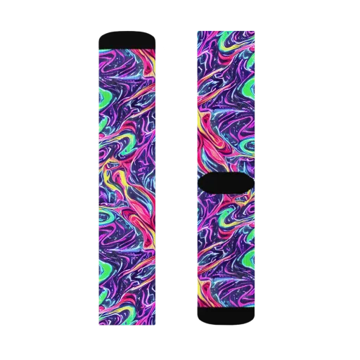 The Color Spiral on a Socks