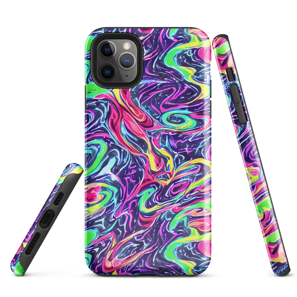 The Color Spiral on Tough Case for iPhone® — Front