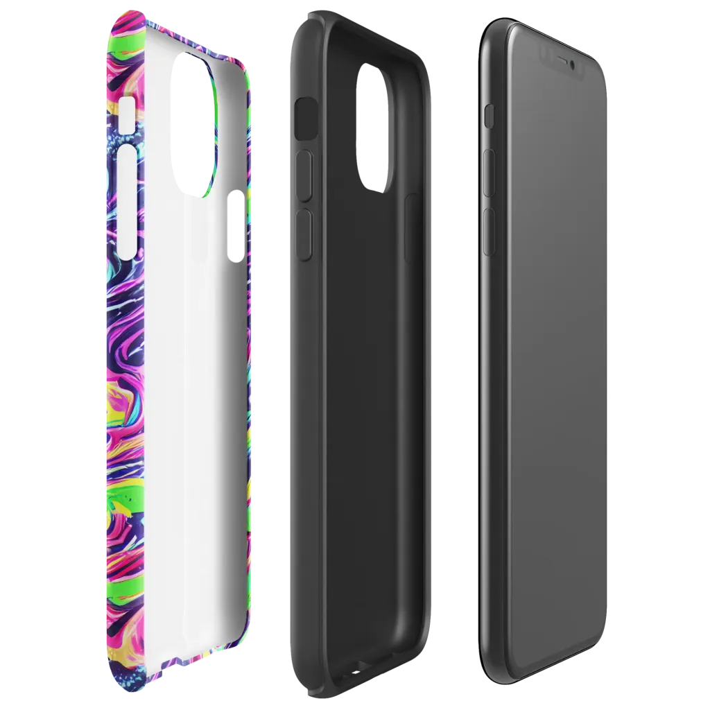 The Color Spiral on Tough Case for iPhone® — Right