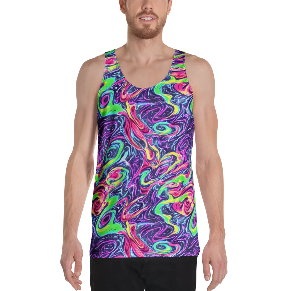 The Color Spiral on Men's Tank Top — Front